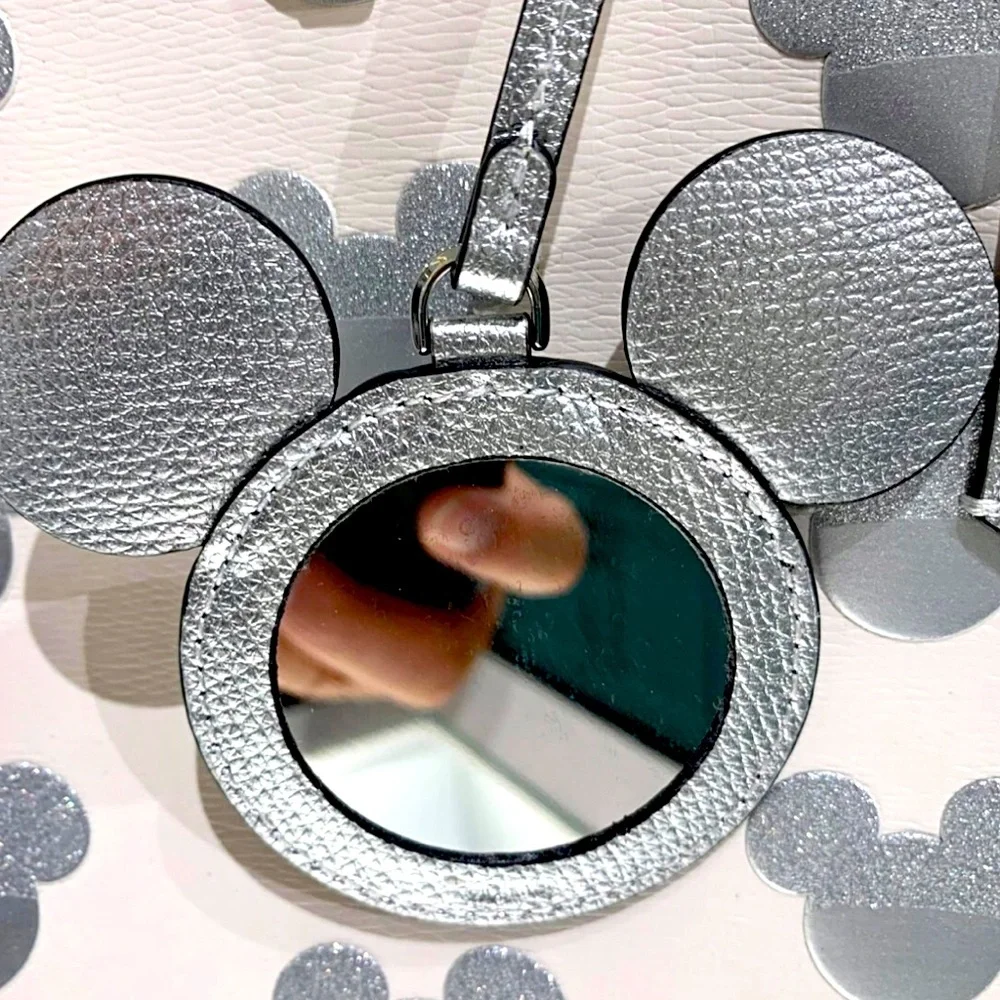 KATE SPADE DISNEY PARKS COLLAB Silver Mickey Mouse Top Handle Crossbody Bag NWT